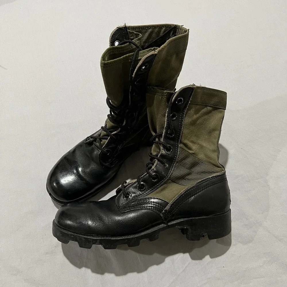 Vintage Ro-Search 1969 Vietnam War US Army Tropical Jungle Combat Boots 5R 6M